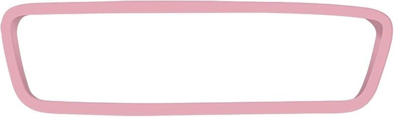 Tioollev Car Rear View Mirror Protector Frame, Silicone Auto Rearview Edge Protection Cover Compatible with Model 3 Model Y, Interior Rear View Trim Frame Decoration, Car Accessories (Pink) - Image 1